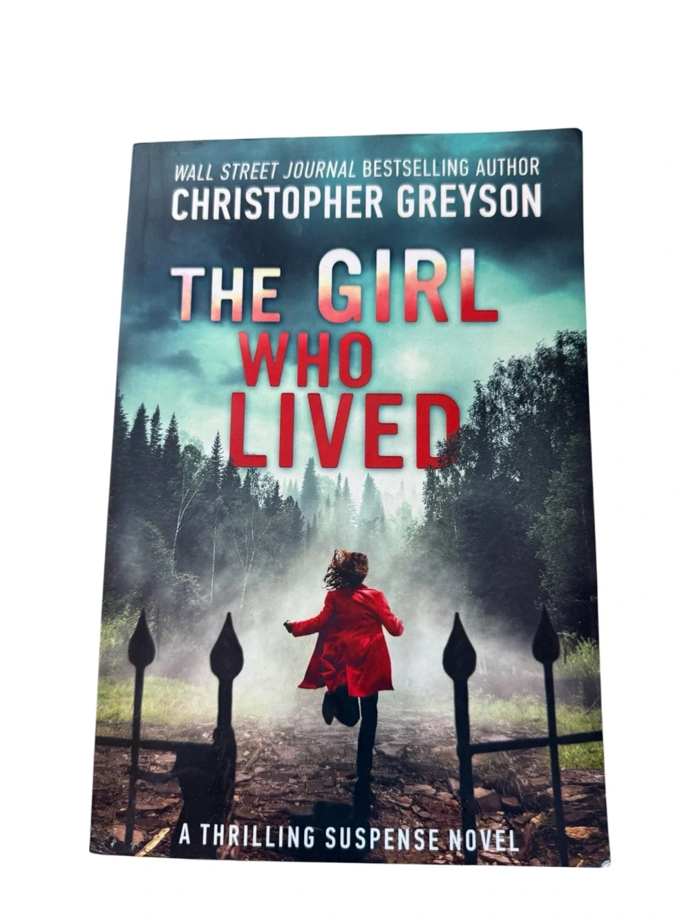 🫶🏻 The Girl Who Lived by Christopher Greyson - Red & Teal Cover